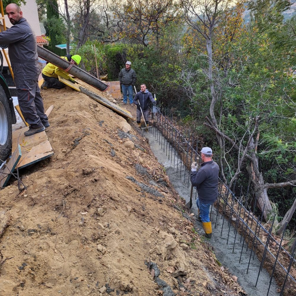 Travaux de gros œuvre à Menton