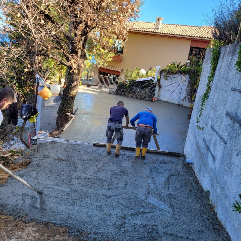 Réalisation de gros œuvre à Menton
